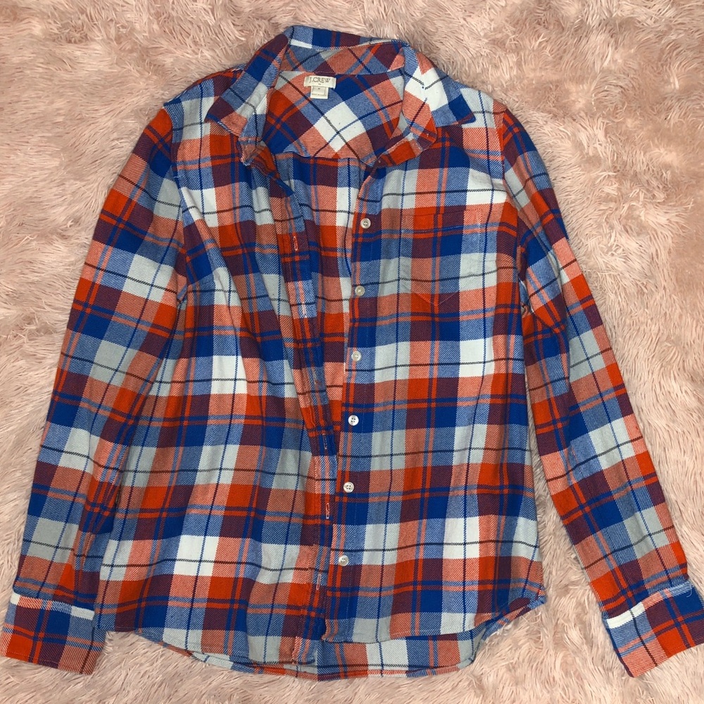 Orange & Blue Flannel